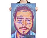Post Malone lifestyle mockup — Comic Strip Canvas