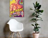 Rocky lifestyle mockup — Comic Strip Canvas