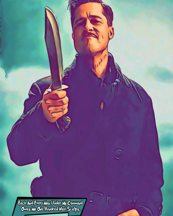 Inglorious Basterds — Comic Strip Canvas