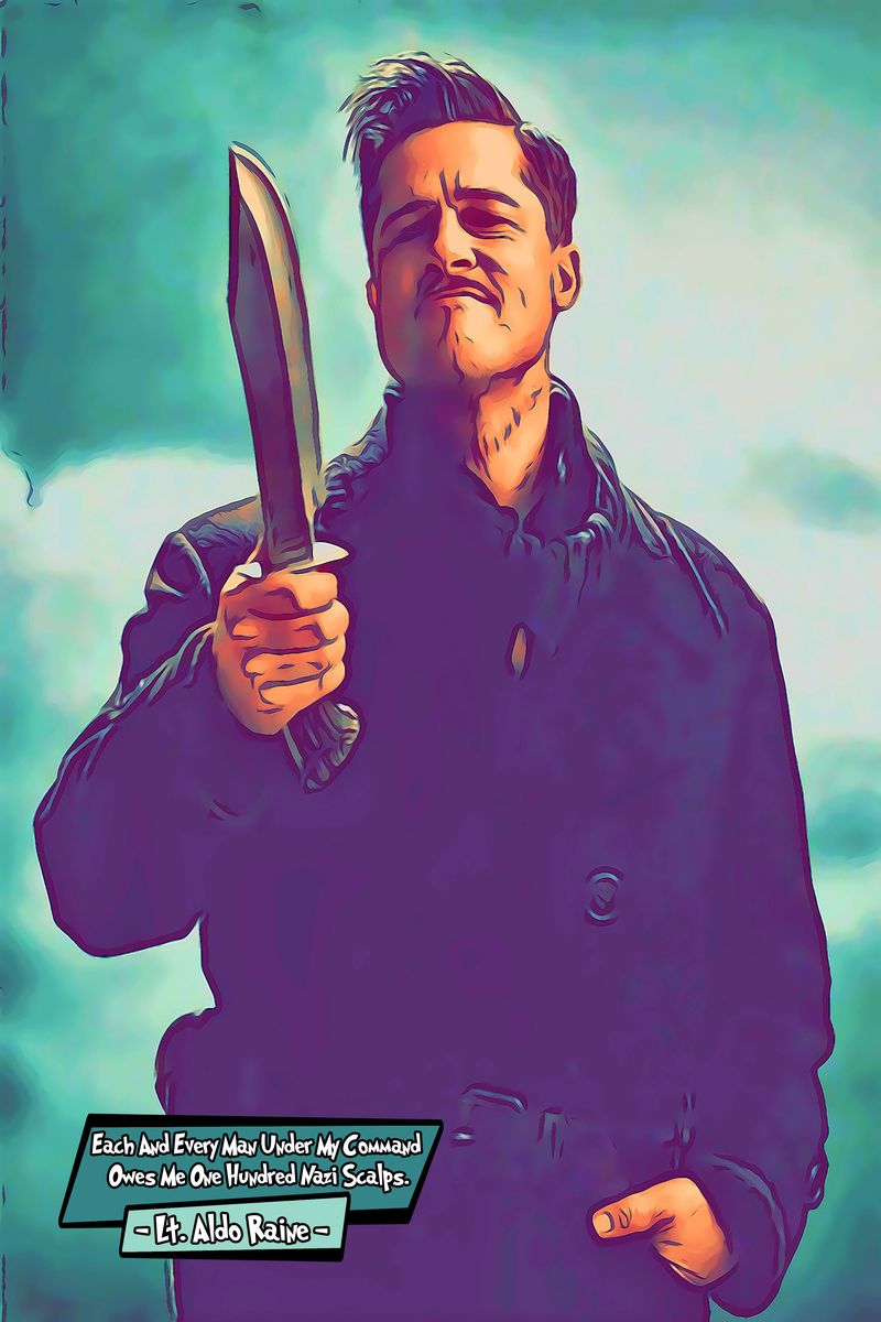 Inglorious Basterds — Comic Strip Canvas