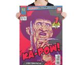 Freddy Krueger lifestyle mockup — Comic Strip Canvas