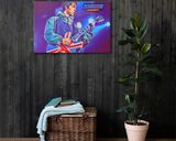 Noel Gallagher lifestyle mockup — Comic Strip Canvas