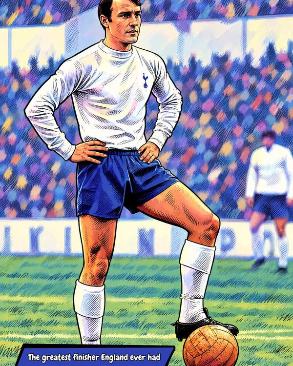 Jimmy Greaves — Comic Strip Canvas