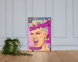 Pink lifestyle mockup — Comic Strip Canvas