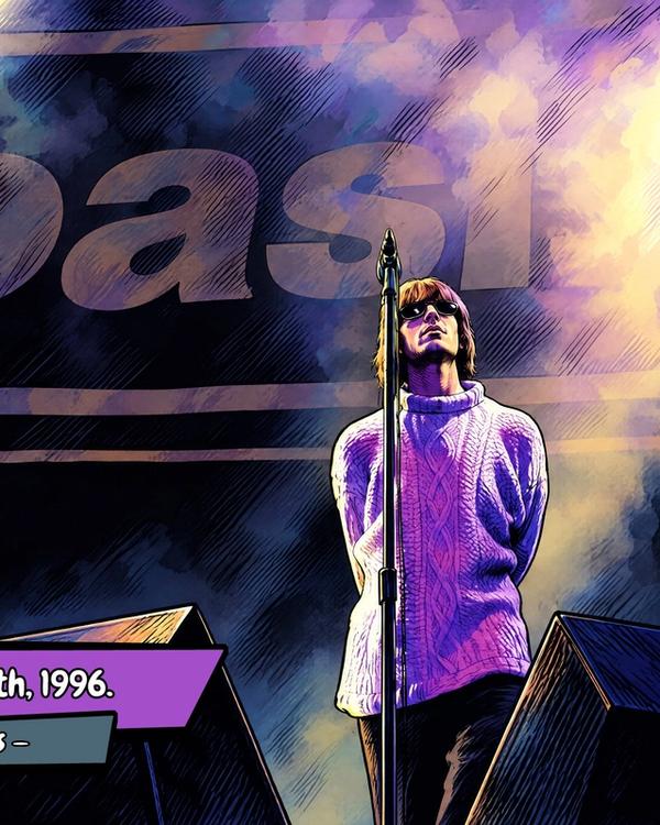 Oasis — Comic Strip Canvas