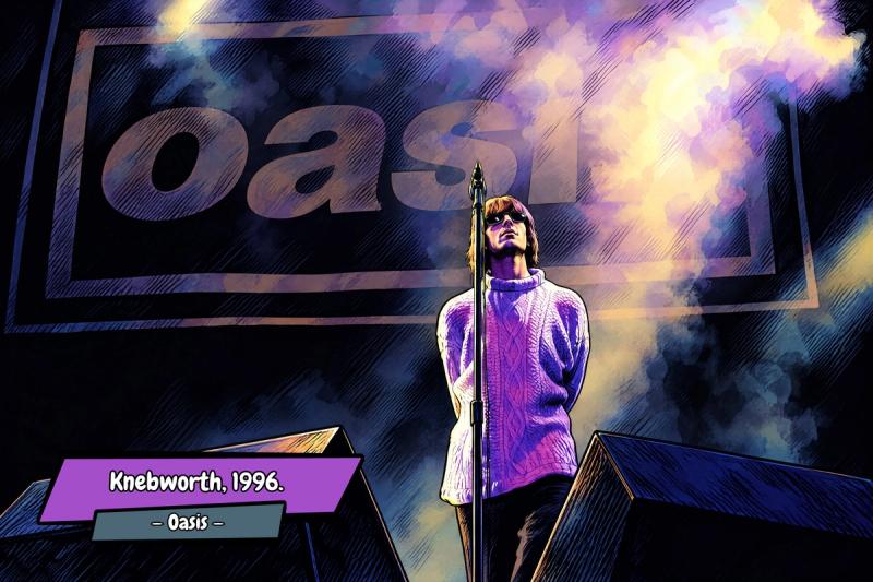 Oasis — Comic Strip Canvas