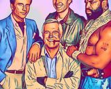 The A Team — Comic Strip Canvas