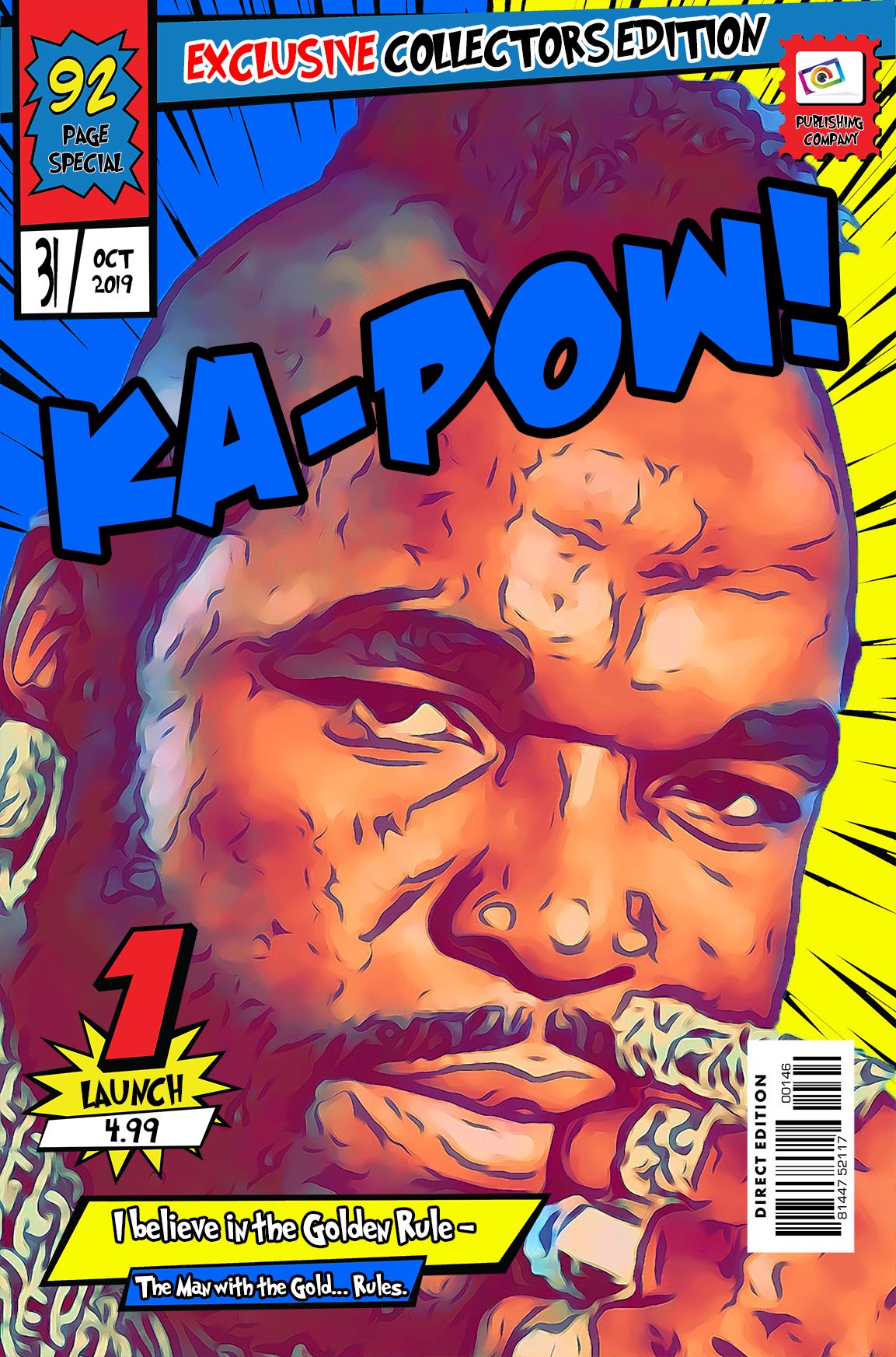 Mr T — Comic Strip Canvas