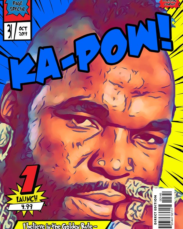 Mr T — Comic Strip Canvas