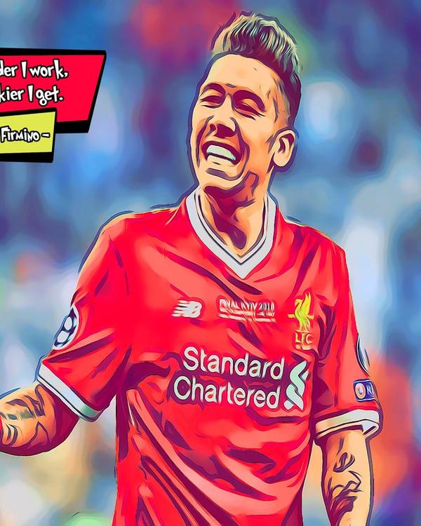 Roberto Firmino — Comic Strip Canvas