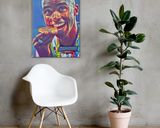 Mo Farah lifestyle mockup — Comic Strip Canvas