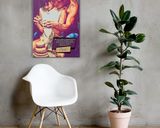 Ghost lifestyle mockup — Comic Strip Canvas