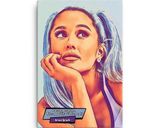 Ariana Grande lifestyle mockup — Comic Strip Canvas