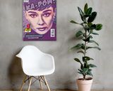 Audrey Hepburn lifestyle mockup — Comic Strip Canvas