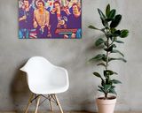 The Sex Pistols lifestyle mockup — Comic Strip Canvas