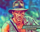 Indiana Jones — Comic Strip Canvas