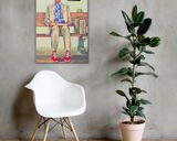 Forrest Gump lifestyle mockup — Comic Strip Canvas