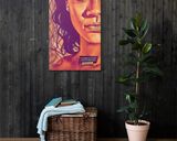 Rihanna lifestyle mockup — Comic Strip Canvas
