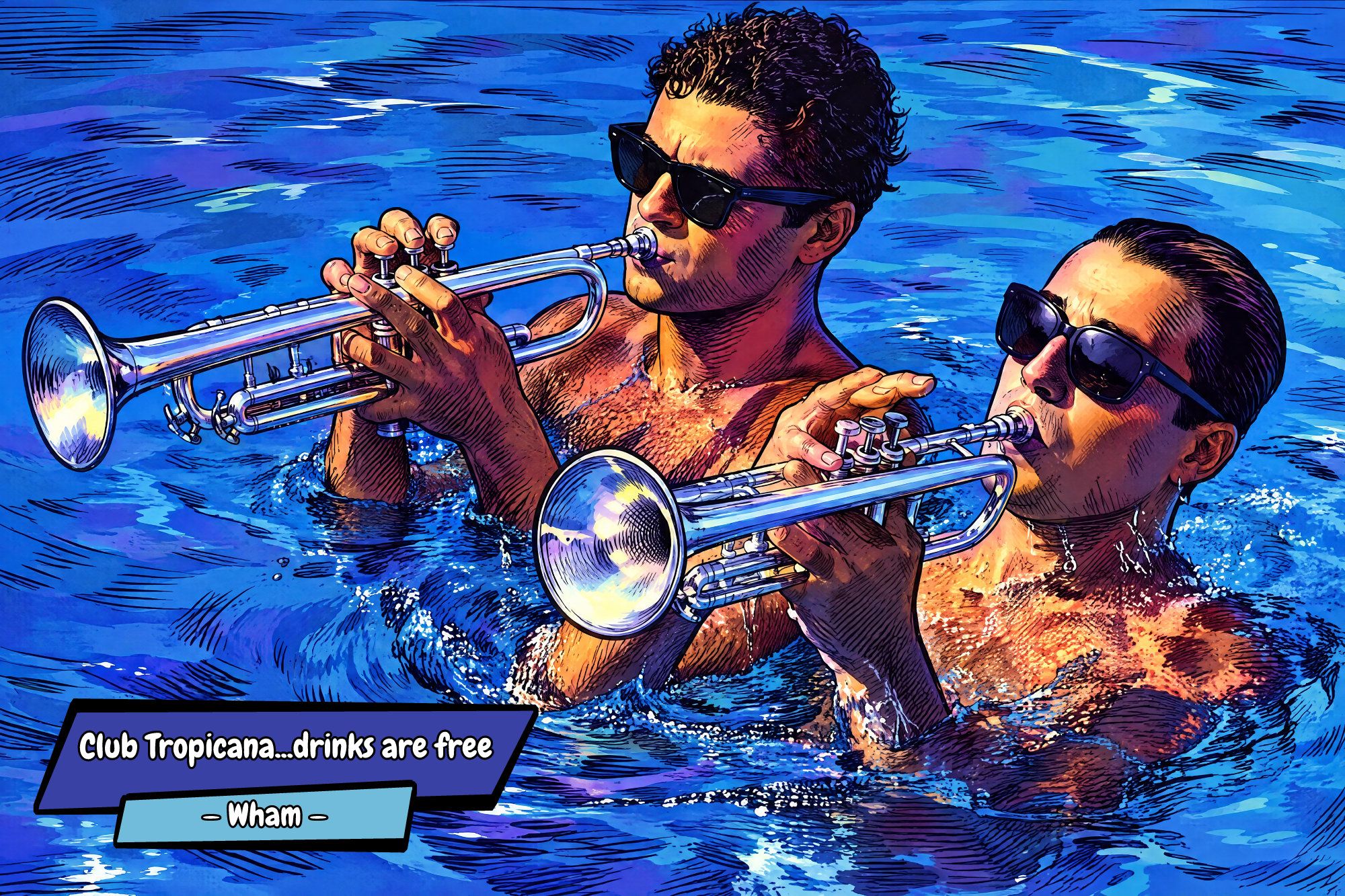 Wham! — Comic Strip Canvas