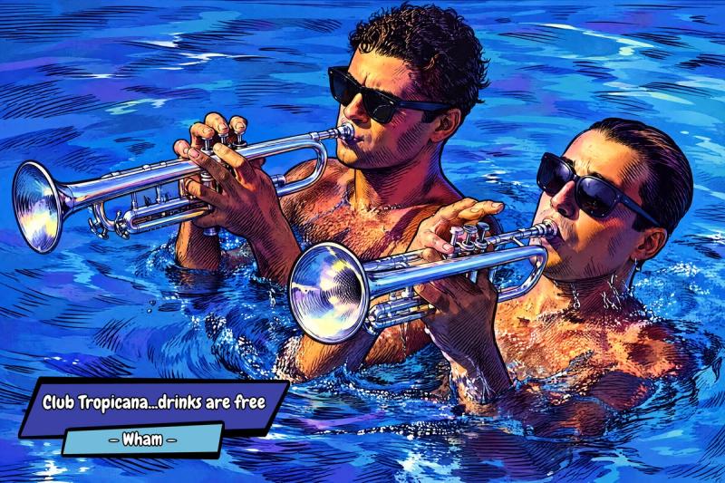 Wham! — Comic Strip Canvas