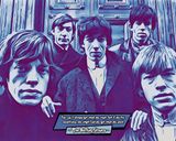 The Rolling Stones — Comic Strip Canvas