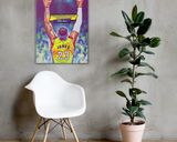 LeBron James lifestyle mockup — Comic Strip Canvas