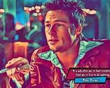 Tyler Durden — Comic Strip Canvas