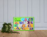 Billie Eilish lifestyle mockup — Comic Strip Canvas