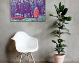 Schindler's List lifestyle mockup — Comic Strip Canvas