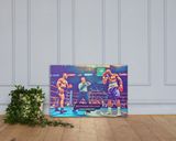 Tyson vs Holyfield lifestyle mockup — Comic Strip Canvas