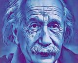 Albert Einstein — Comic Strip Canvas