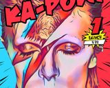 David Bowie — Comic Strip Canvas