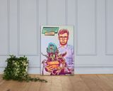 Little Shop Of Horrors lifestyle mockup — Comic Strip Canvas