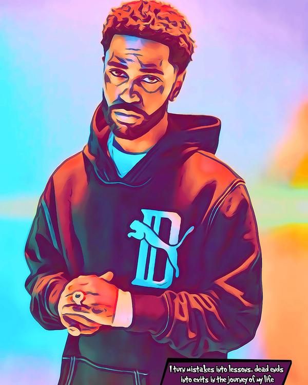 Big Sean — Comic Strip Canvas