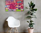 David Beckham lifestyle mockup — Comic Strip Canvas