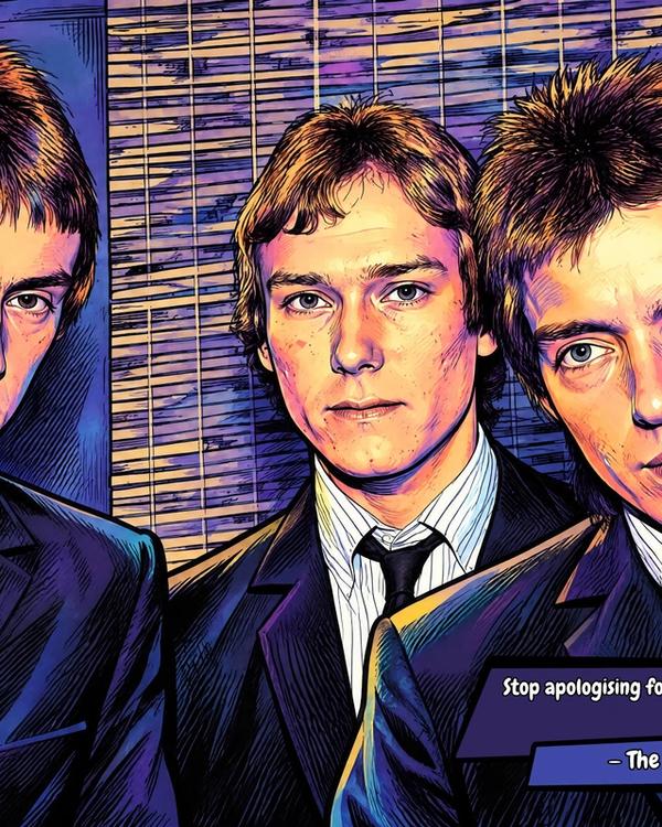The Jam — Comic Strip Canvas