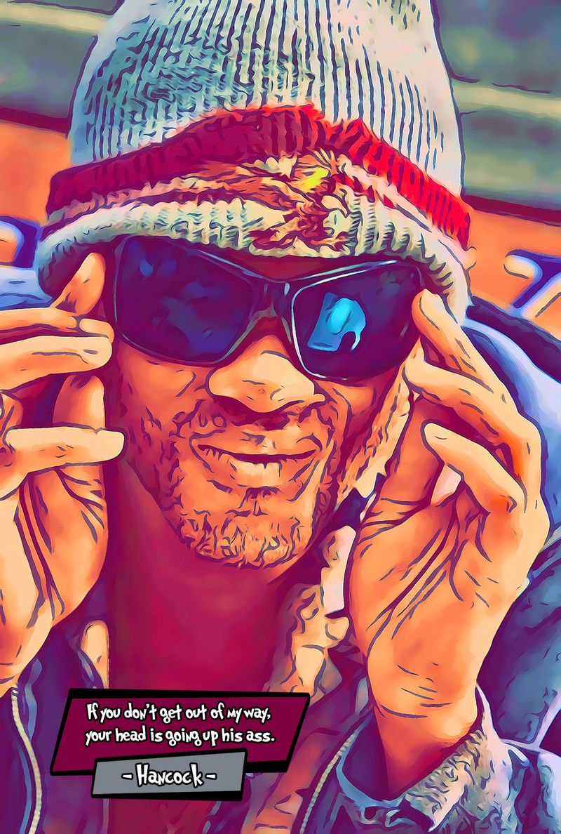 Hancock — Comic Strip Canvas