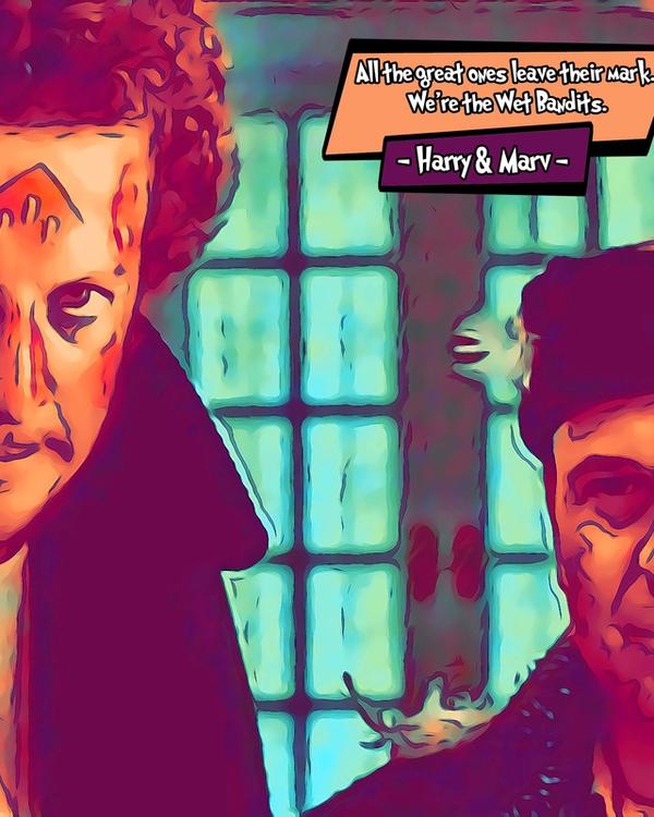 Harry & Marv — Comic Strip Canvas