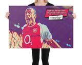 Thierry Henry lifestyle mockup — Comic Strip Canvas