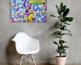 Pele lifestyle mockup — Comic Strip Canvas