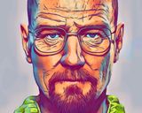 Walter White — Comic Strip Canvas
