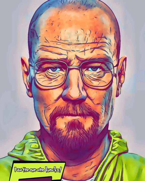 Walter White — Comic Strip Canvas