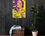 Bob Marley lifestyle mockup — Comic Strip Canvas