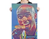 Mo Farah lifestyle mockup — Comic Strip Canvas