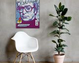 Michael Caine lifestyle mockup — Comic Strip Canvas