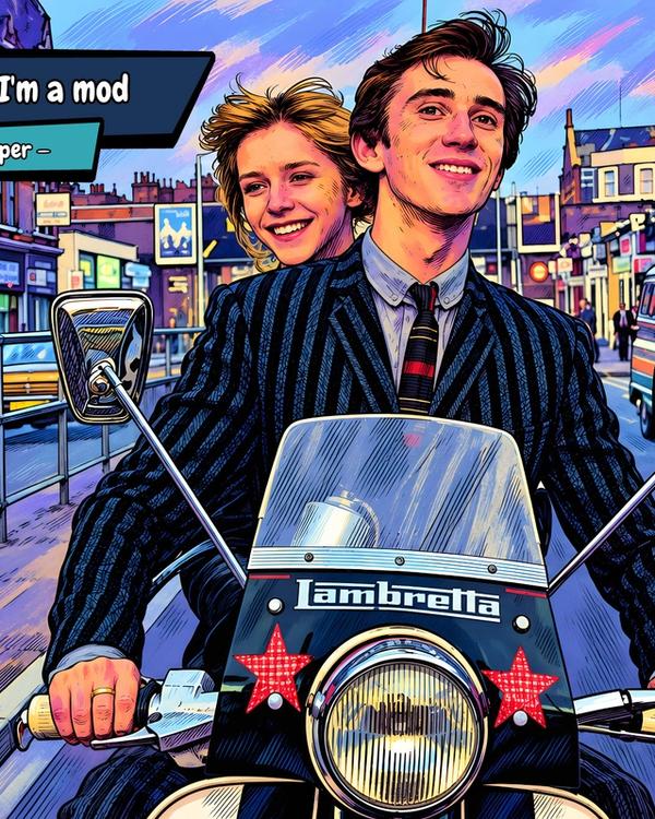 Quadrophenia — Comic Strip Canvas