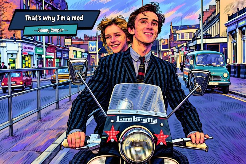 Quadrophenia — Comic Strip Canvas