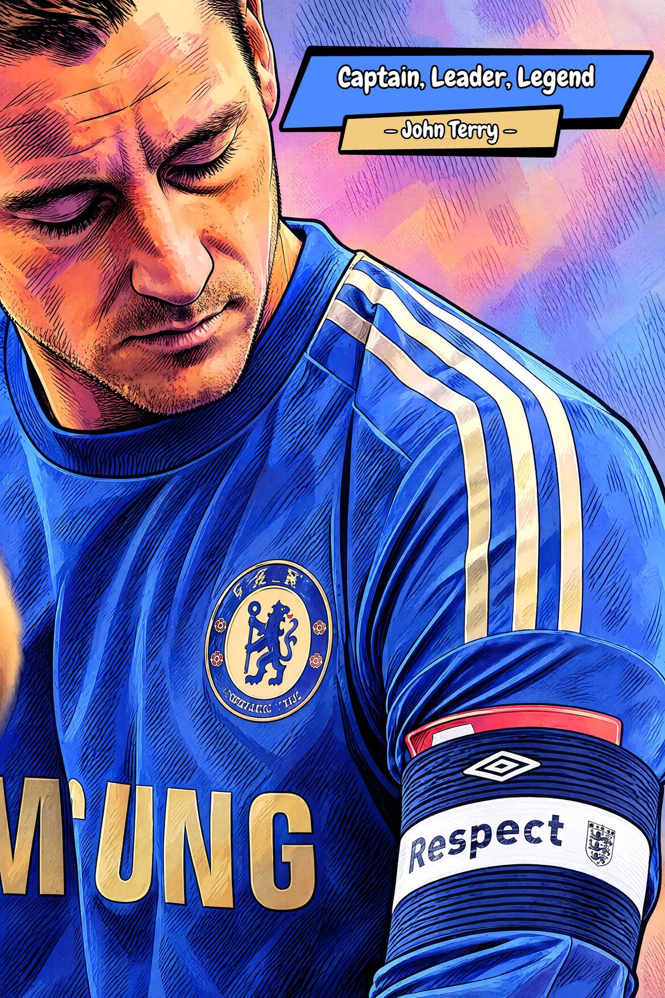 John Terry — Comic Strip Canvas