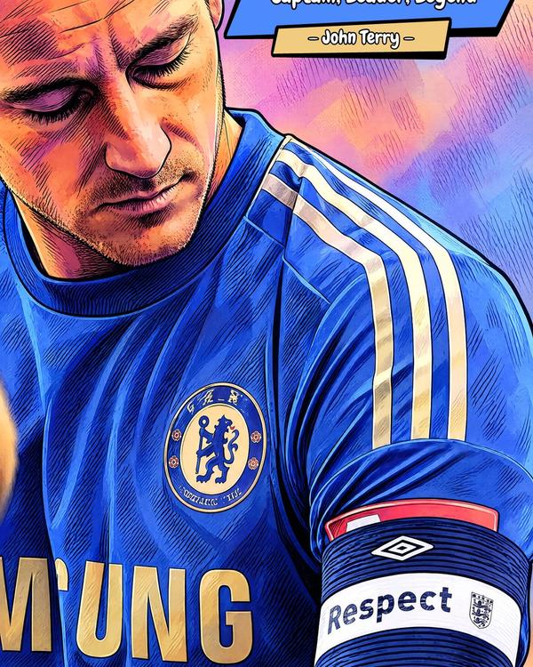John Terry — Comic Strip Canvas