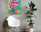 Usain Bolt lifestyle mockup — Comic Strip Canvas
